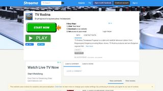 
                            5. TV Rodina - Blagoevgrad - Watch Online - Streema.com