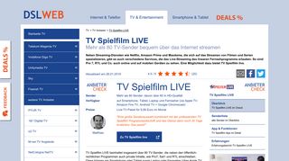 
                            12. TV Spielfilm LIVE - Kosten, Abo und Sender des Live-TV im Test