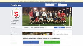 
                            13. TV Stammheim Bundesliga Faustball - Startseite | Facebook