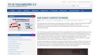 
                            9. TV06 Thalmässing - DAK-Dance Contest in Mainz