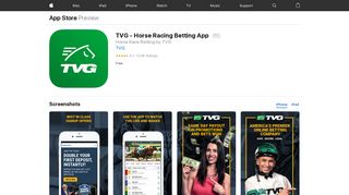 
                            5. TVG - Horse Racing Betting App on the App Store - iTunes - Apple