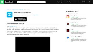 
                            12. TViN Blicnet for iOS - Free download and software reviews - CNET ...