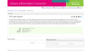 
                            10. TVP Login Support - LibCal - Red Deer College