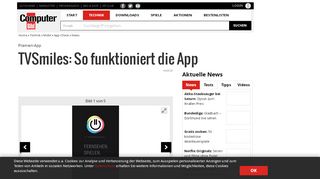 
                            12. TVSmiles: So funktioniert die App - Bilder, Screenshots - COMPUTER ...