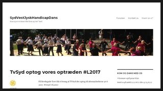
                            11. TvSyd optog vores optræden #L2017 – SydVestJysk Handicapdansere