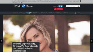 
                            2. Tvzap - Guida tv: programmi tv, show, serie tv, film e personaggi