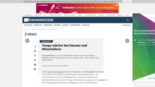 
                            7. Twago wächst bei Umsatz und Mitarbeitern | Gründerszene