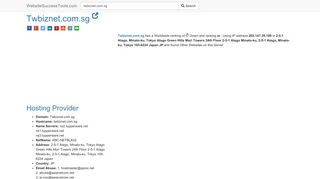 
                            4. Twbiznet.com.sg Error Analysis (By Tools) - Website ...