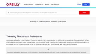 
                            10. Tweaking Photoshop's Preferences - Photoshop CC: The Missing ...