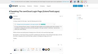 
                            2. Tweaking The ownCloud Login Page (Colors/Text/Logos) - OwnCloud ...