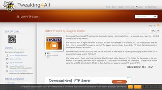 
                            8. Tweaking4All.com - QNAP FTP Client by using File Station