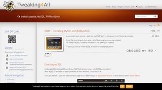 
                            6. Tweaking4All.com - QNAP - Installing MySQL and phpMyAdmin