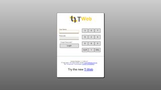 
                            1. TWeb Operator Login Portal