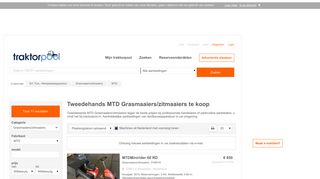 
                            12. Tweedehands MTD Grasmaaiers/zitmaaiers te koop - traktorpool.nl