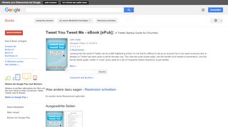 
                            11. Tweet You Tweet Me - eBook [ePub]: A Twitter Startup Guide for Churches