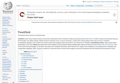 
                            6. TweetDeck - Wikipedia bahasa Indonesia, ensiklopedia bebas