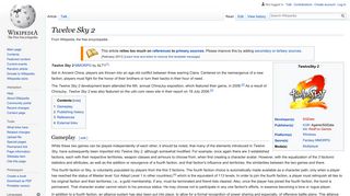 
                            8. Twelve Sky 2 - Wikipedia