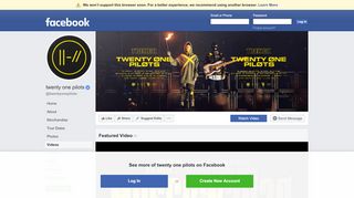 
                            5. twenty one pilots - Videos | Facebook