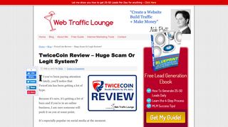 
                            13. TwiceCoin Review – Huge Scam Or Legit System? | Web Traffic Lounge