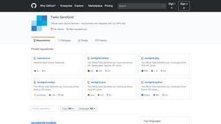 
                            8. Twilio SendGrid · GitHub