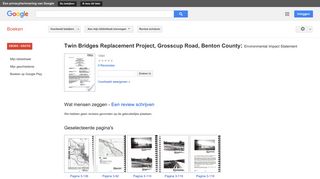 
                            11. Twin Bridges Replacement Project, Grosscup Road, Benton County: ...