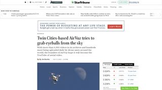 
                            10. Twin Cities-based AirVuz tries to grab eyes from the sky - StarTribune ...