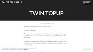 
                            7. TWIN TOPUP – RAHSIA BISNES 2018