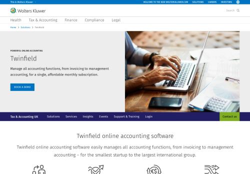 
                            2. Twinfield Online Bookkeeping Software | Wolters Kluwer