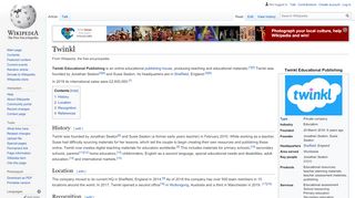 
                            9. Twinkl - Wikipedia