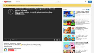 
                            6. Twinkle Twinkle Little Star | Nursery Rhymes with lyrics by ... - YouTube