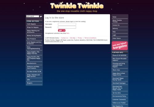 
                            2. Twinkle Twinkle Login - Twinkle on the Web