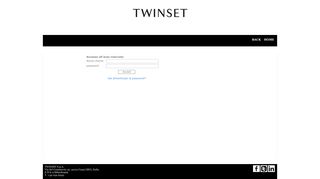
                            2. TWINSET - Area Riservata - Login