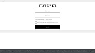 
                            1. TWINSET - Login