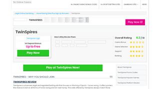 
                            10. TwinSpires Promo Code - Get $100 Free Horse Racing Bonus