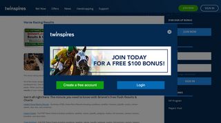 
                            7. TwinSpires.com | Horse Racing Results | Bet Online With The ...