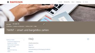 
                            13. twint faq - Raiffeisen Schweiz