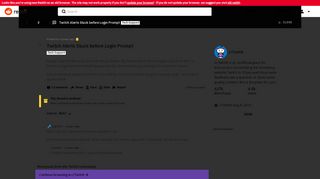 
                            7. Twitch Alerts Stuck before Login Prompt : Twitch - Reddit
