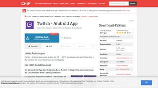 
                            9. Twitch - Android App - Download - CHIP