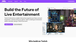 
                            3. Twitch Developers: Home