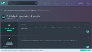 
                            12. Twitch Login funktioniert nicht mehr - Questions about products ...