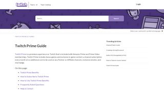 
                            12. Twitch | Twitch Prime Guide