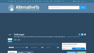 
                            7. TwitLonger Alternatives and Similar Websites and Apps ...