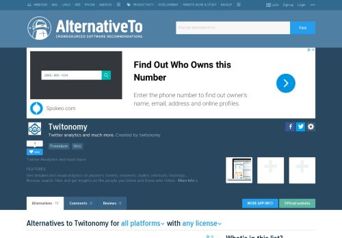 
                            12. Twitonomy Alternatives and Similar Websites and Apps ...