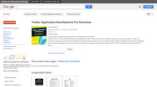 
                            8. Twitter Application Development For Dummies