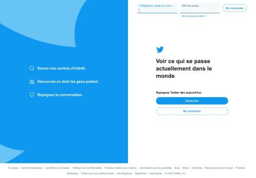 
                            4. Twitter. Ce qu'il se passe.