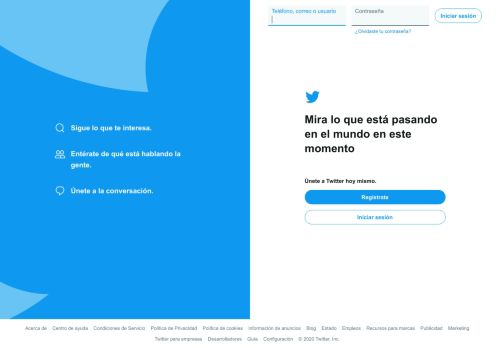 
                            2. Twitter. Es lo que está pasando.