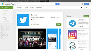 
                            12. Twitter - Google Play のアプリ