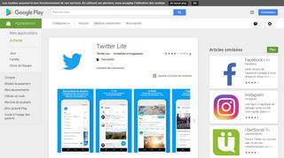
                            3. Twitter Lite – Applications sur Google Play