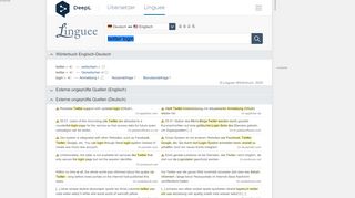 
                            9. Twitter login - Deutsch-Übersetzung – Linguee Wörterbuch