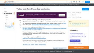 
                            3. Twitter login from PhoneGap application - Stack Overflow